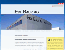 Tablet Screenshot of edibaur.com